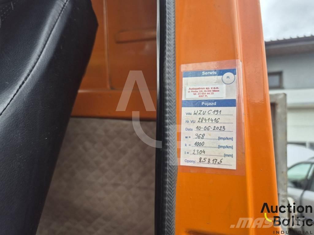 MAN 8.136 شاحنات مسطحة/مفصلية الجوانب
