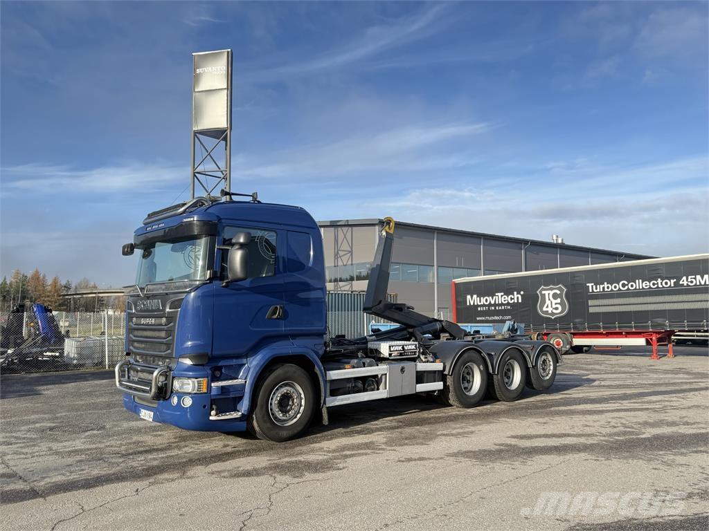 Scania R 730 8X4 شاحنات الرافعات الخطافية