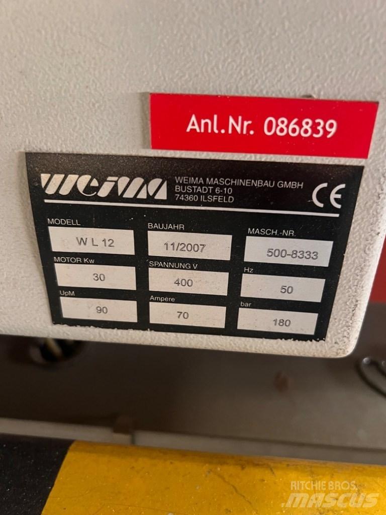 Weima HWV 3000 / WL12 آلات تمزيق المخلفات