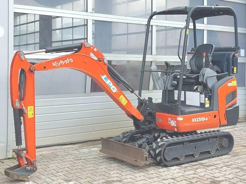 Kubota KX 019-4 LPG حفارات صغيرة أقل من 7 طن (حفارات صغيرة)