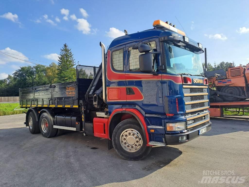 Scania R114 شاحنات الرافعات
