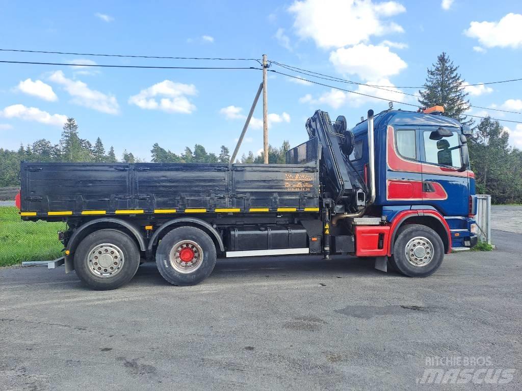 Scania R114 شاحنات الرافعات
