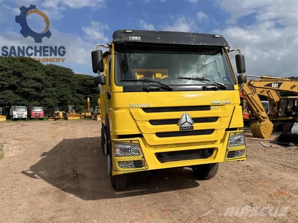 Howo 371hp tipper شاحنات قلابة