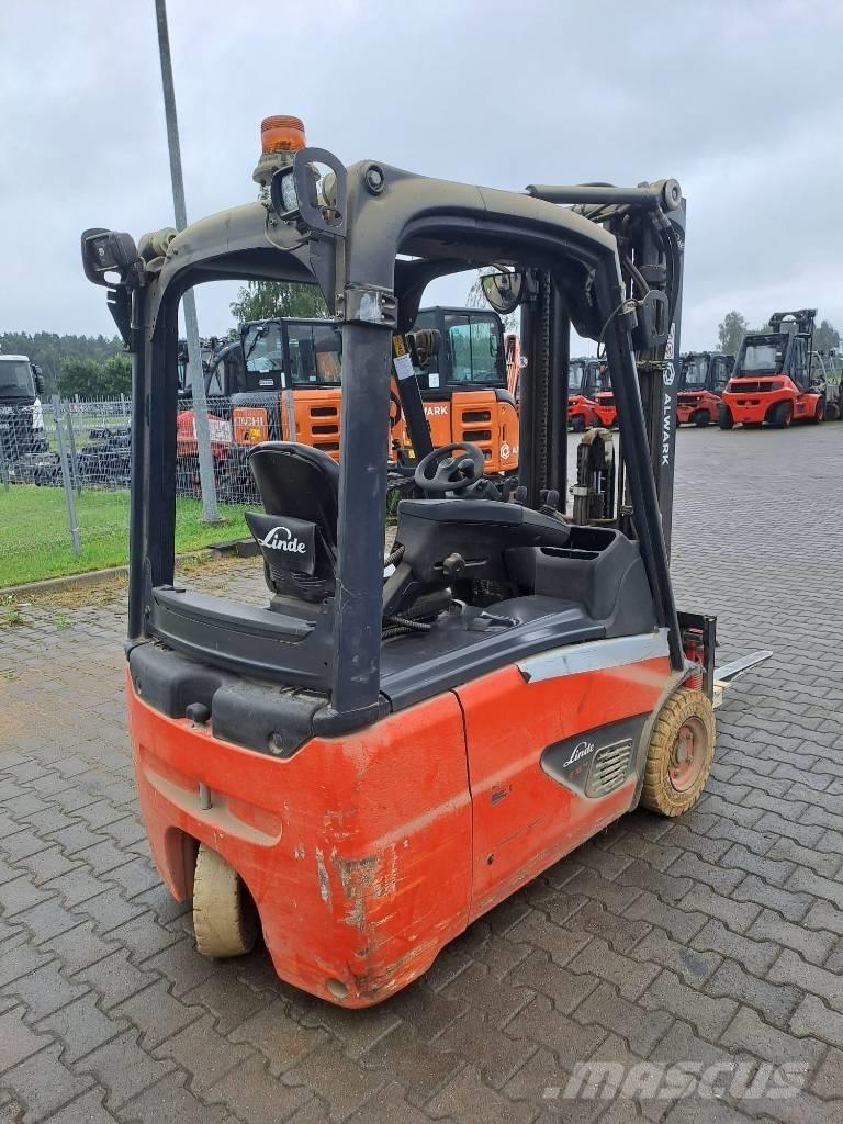 Linde E16 شاحنات ذات رافعات شوكية تعمل بالكهرباء