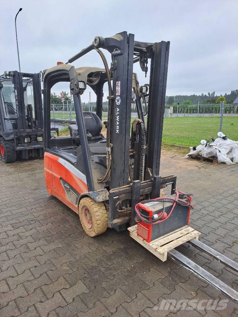 Linde E16 شاحنات ذات رافعات شوكية تعمل بالكهرباء