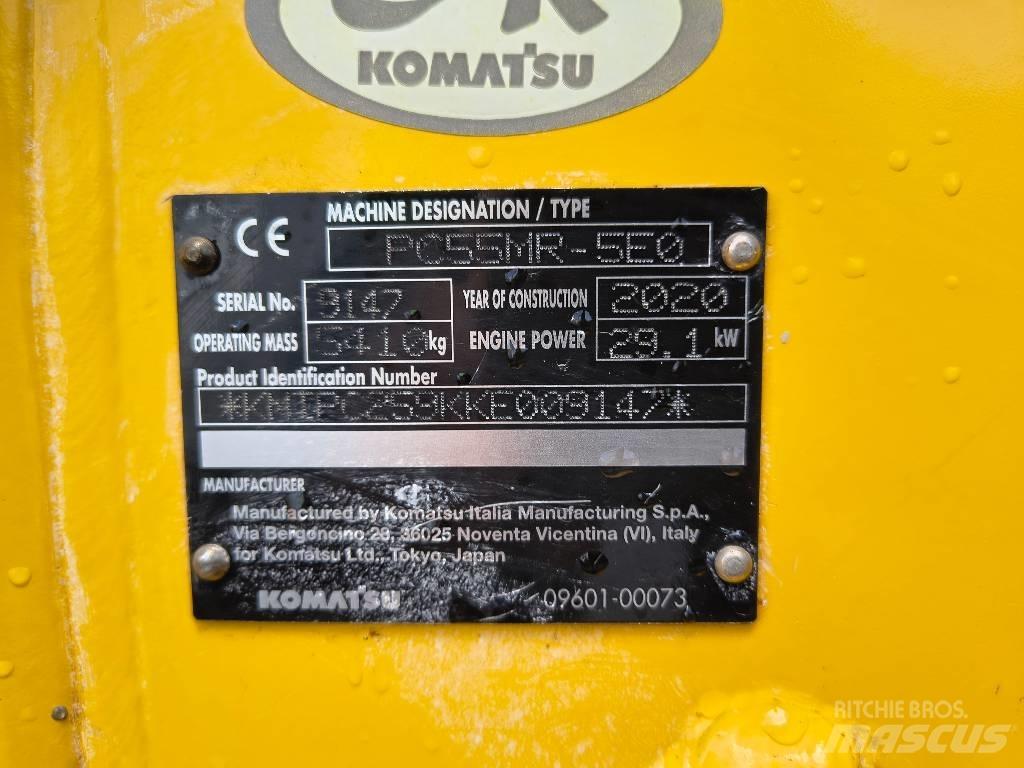 Komatsu PC55 MR-5 حفارات صغيرة أقل من 7 طن (حفارات صغيرة)