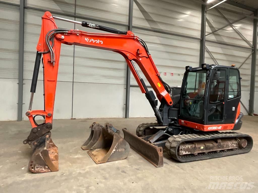 Kubota KX 080-4 A حفارات وسط 7 طن - 12 طن