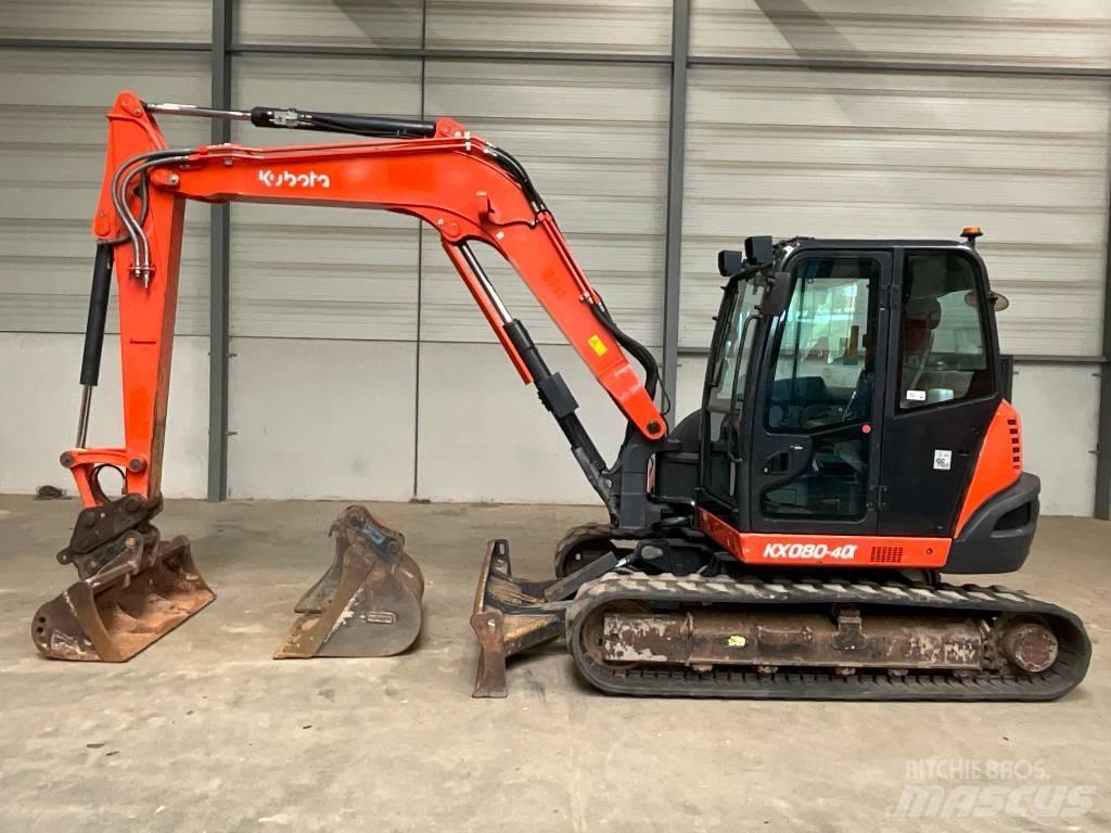 Kubota KX 080-4 A حفارات وسط 7 طن - 12 طن