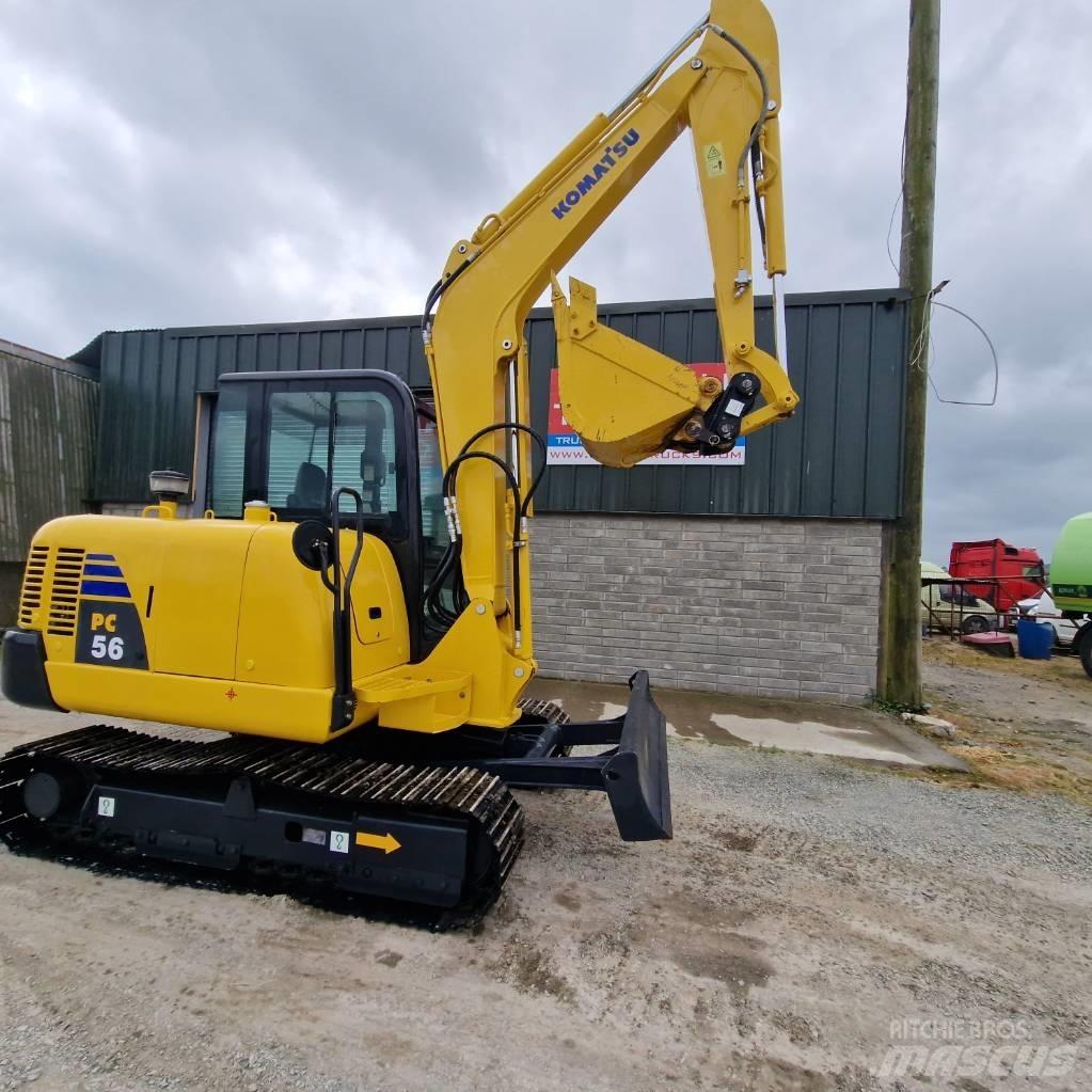 Komatsu PC56-7 حفارات صغيرة أقل من 7 طن (حفارات صغيرة)