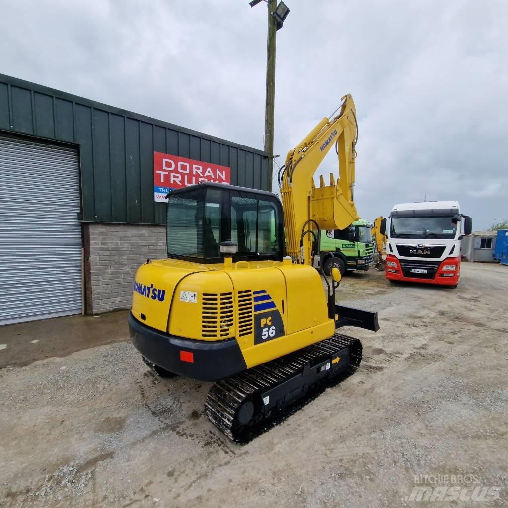 Komatsu PC56-7 حفارات صغيرة أقل من 7 طن (حفارات صغيرة)