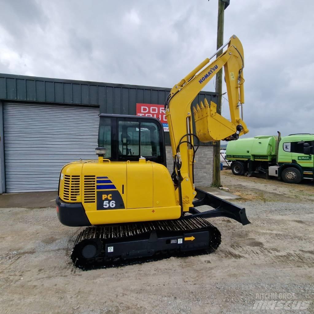 Komatsu PC56-7 حفارات صغيرة أقل من 7 طن (حفارات صغيرة)