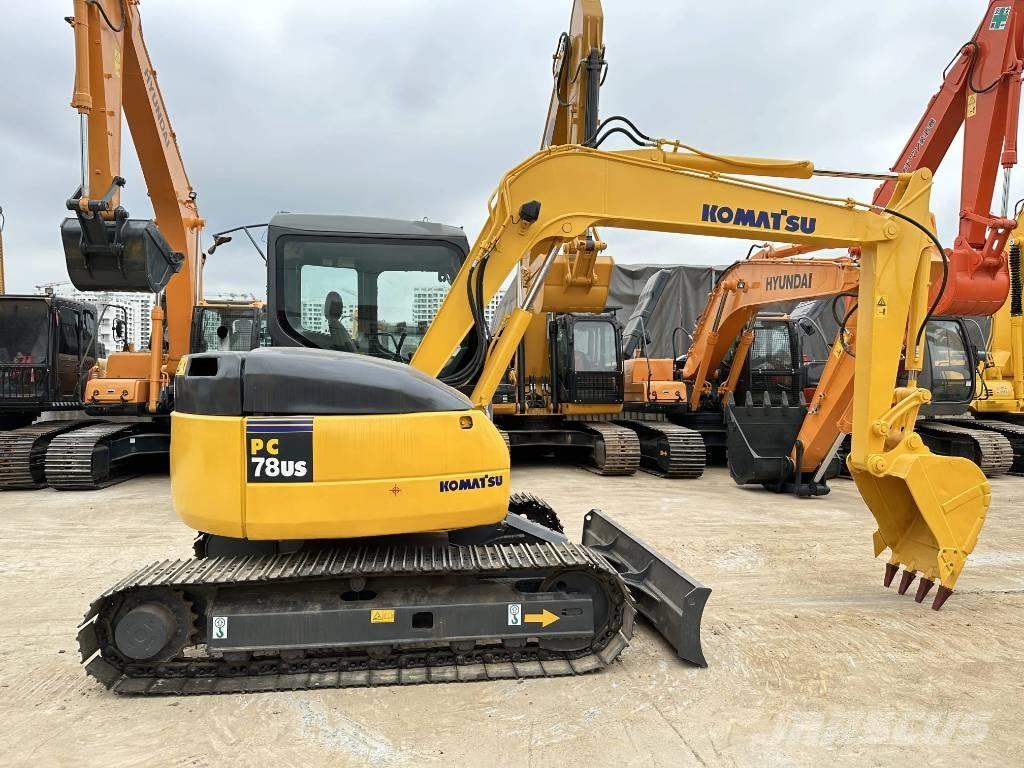 Komatsu PC78US حفارات وسط 7 طن - 12 طن