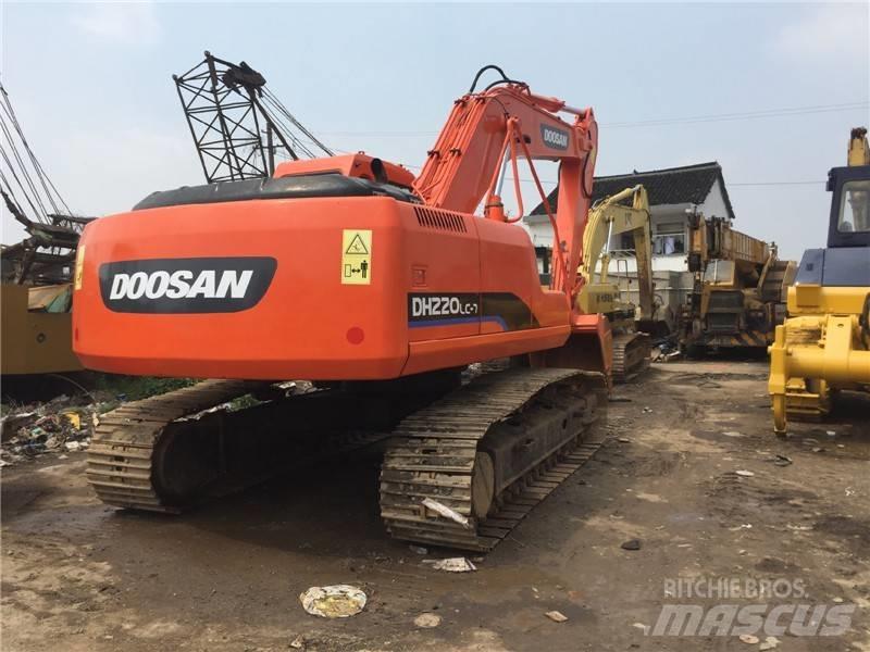 Doosan dh220lc-7 حفارات زحافة