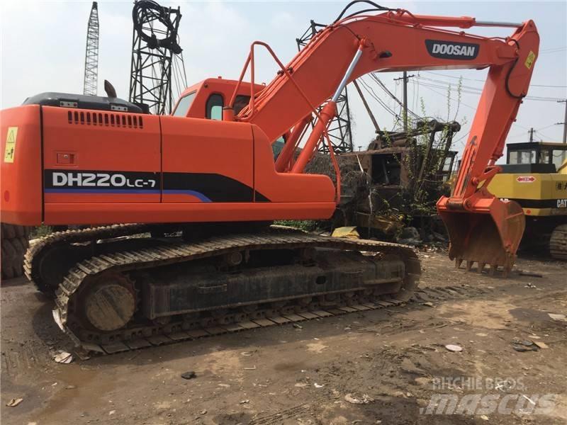Doosan dh220lc-7 حفارات زحافة