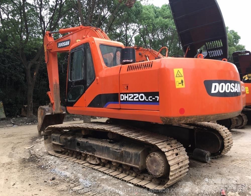 Doosan dh220lc-7 حفارات زحافة