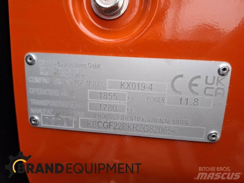 Kubota KX019-4 حفارات صغيرة أقل من 7 طن (حفارات صغيرة)