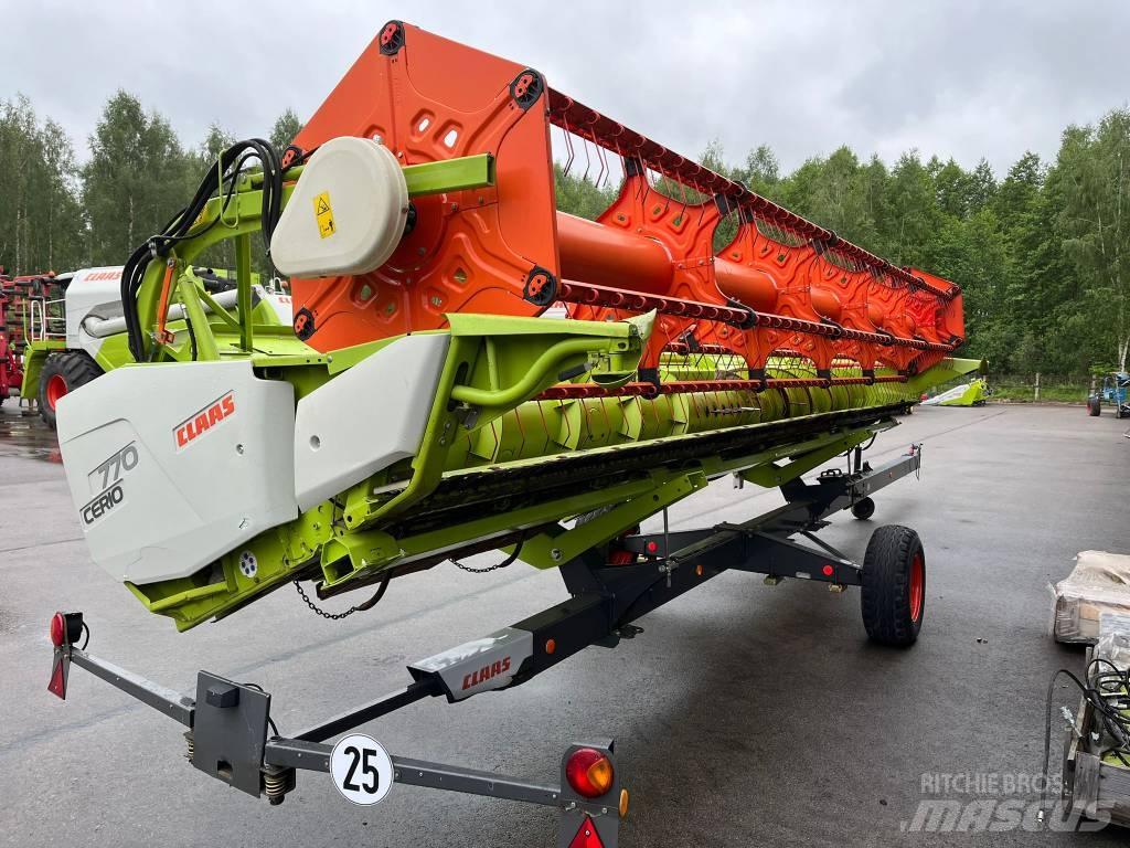 CLAAS CERIO 770 رؤوس الحصادات الدراسات