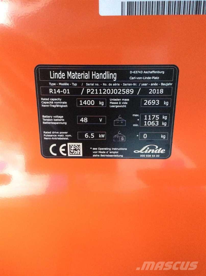Linde R14 شاحنة مناولة