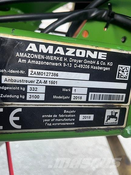 Amazone ZA-M 1501 معدات فرد المواد المعدنية