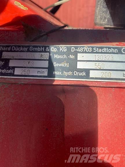 Dücker HDK 1800 ماكينات الطرق والجليد الأخرى