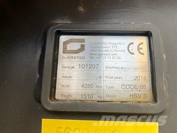 Gjerstad 420 GSV3 حراثات ونصول الجليد