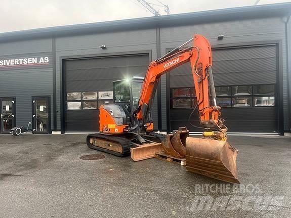 Hitachi ZX55u حفارات صغيرة أقل من 7 طن (حفارات صغيرة)