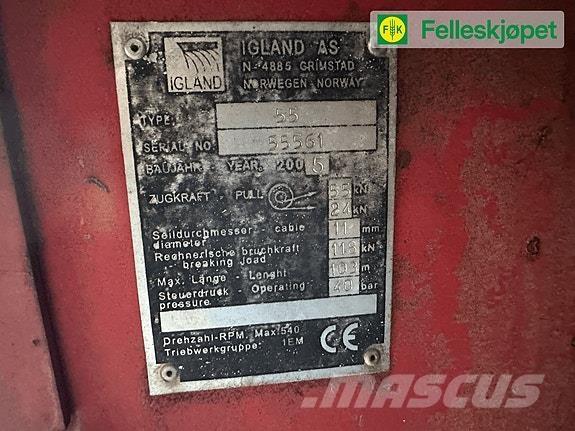 Igland 55 Vinsj معدات الحِراجة - غير ذلك