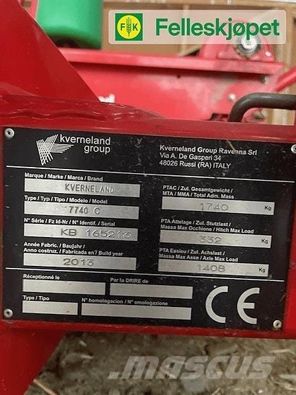 Kverneland 7740C مغلفات