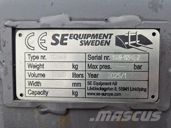  Lasterskuffe 3500L مكونات أخرى