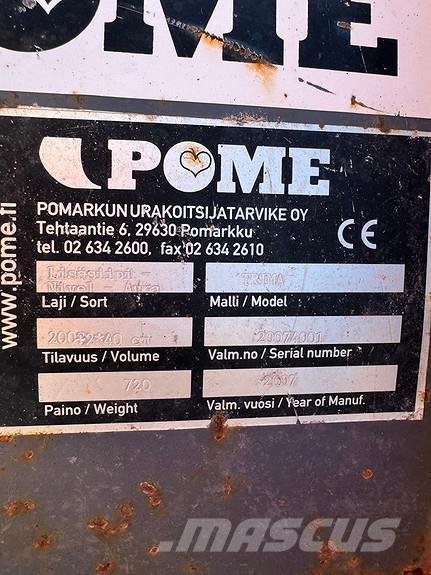 Pome 280 Trima حراثات ونصول الجليد