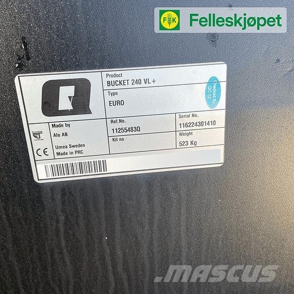 Quicke 240VL+ ماكينات الطرق والجليد الأخرى