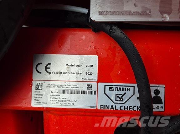 Rauch Axis 30.2 معدات توزيع السماد العضوي