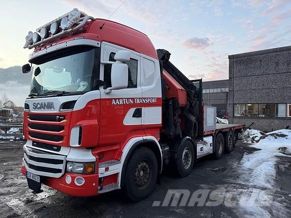 Scania R560 شاحنات الرافعات