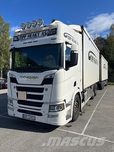 Scania R660 شاحنات ذات هيكل صندوقي