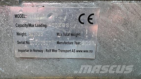  Tippskuffe 120cm مقطورات للأغراض العامة