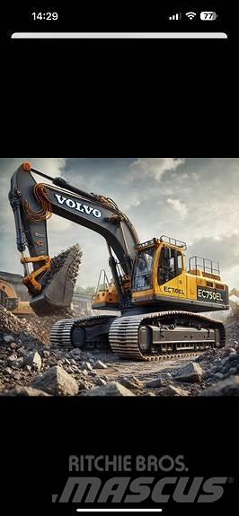 Volvo EC 750 El حفارات زحافة
