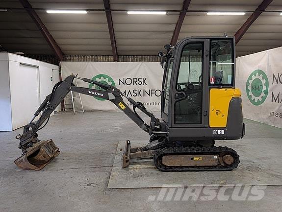 Volvo ECR18D حفارات صغيرة أقل من 7 طن (حفارات صغيرة)