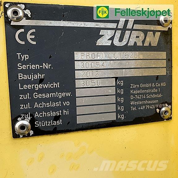  Zurn Profi cut 620 معدات أخرى لحصاد العلف