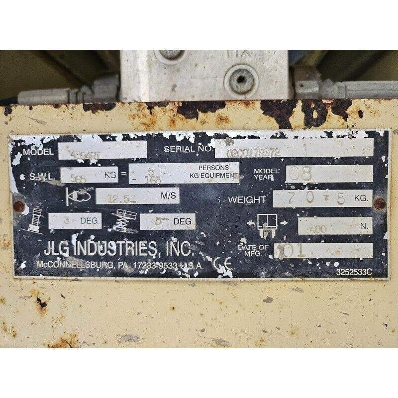 JLG 4394RT رافعات مقصية الشكل