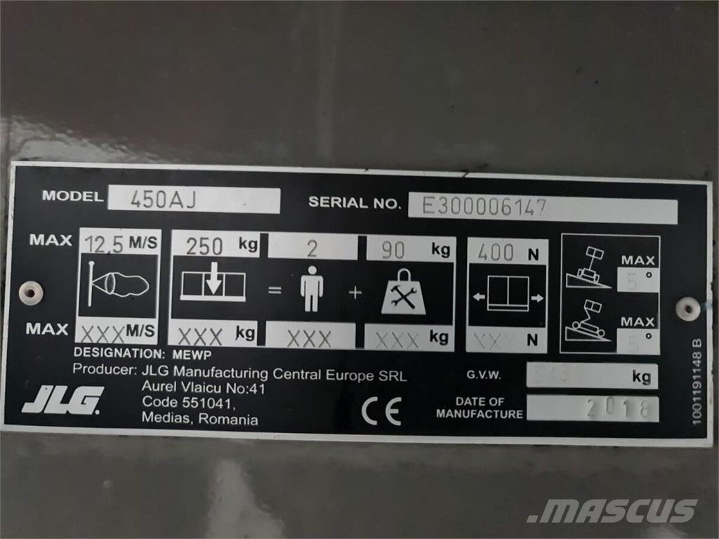 JLG 450AJ رافعات سلة مفصلية