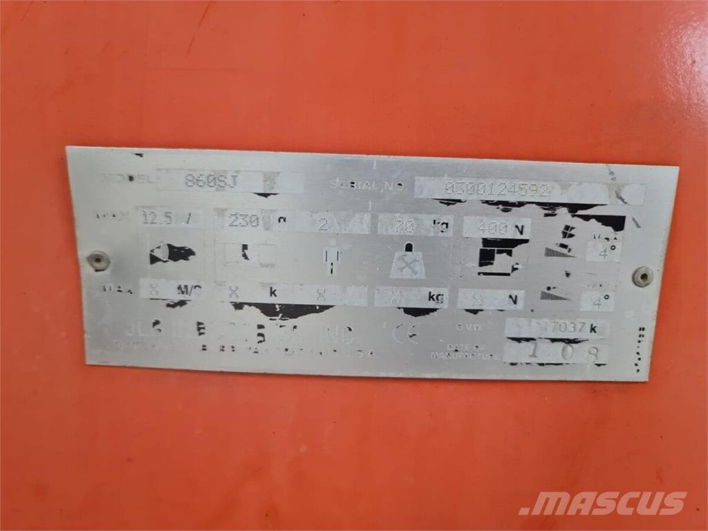 JLG 860SJ رافعات سلة تلسكوبية