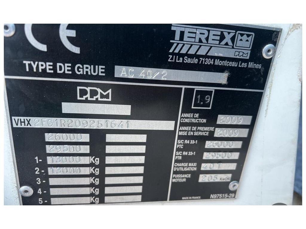 Terex AC40 رافعات صالحة لكل أنواع الطرق