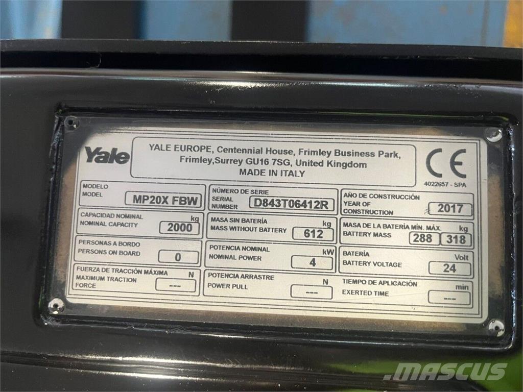 Yale MP20X أخرى