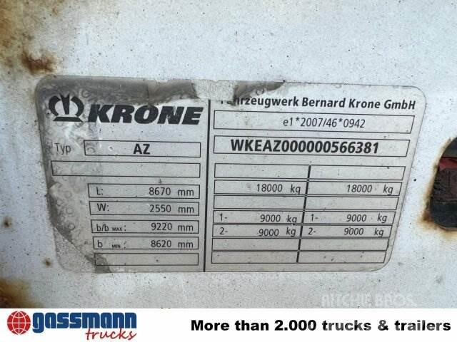 Krone AZP 18 مقطورات بغطاء جانبي