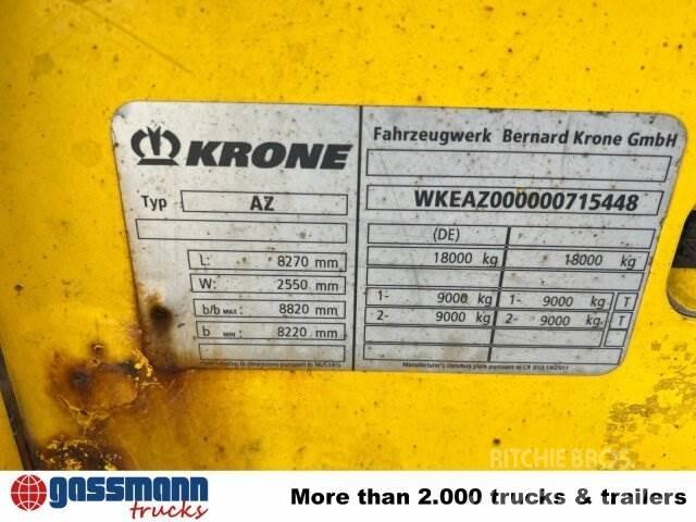 Krone AZP 18 مقطورات بغطاء جانبي