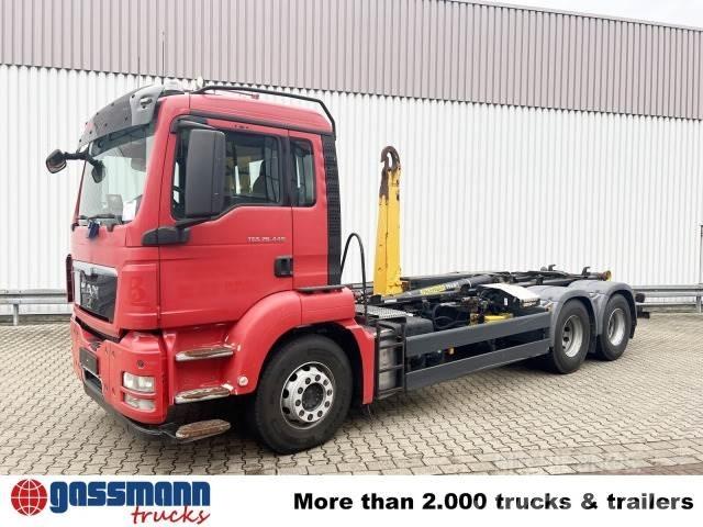 MAN TGS 26.440 6X4 BL شاحنات الرافعات الخطافية
