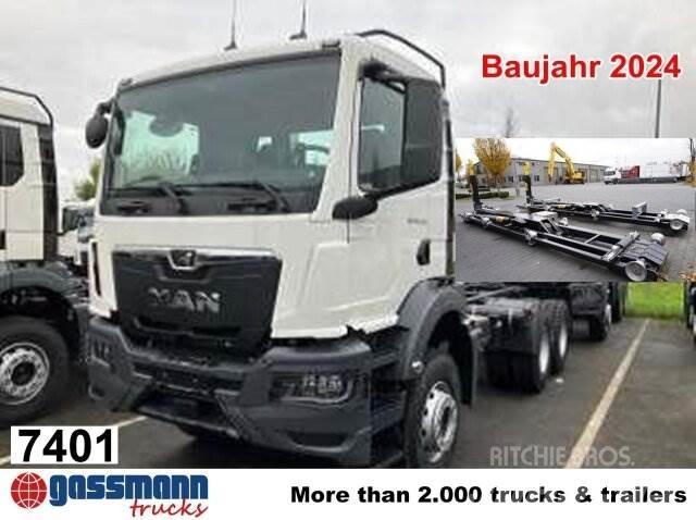 MAN TGS 33.440 BB 6x4 شاحنات الرافعات الخطافية