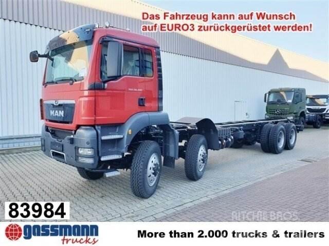 MAN TGS 41.480 8X6 BB شاحنات بمقصورة وهيكل