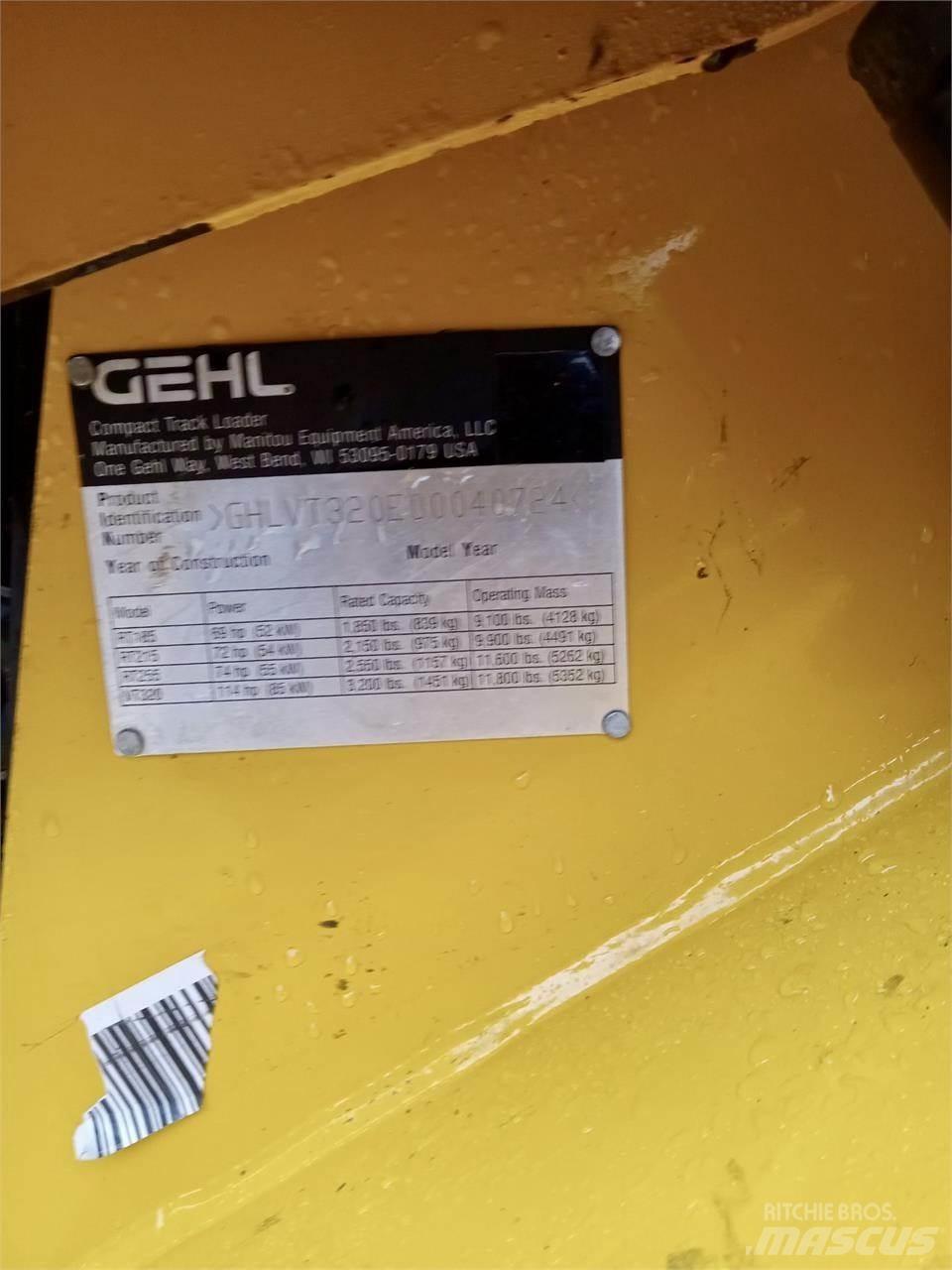 Gehl VT320 لوادر انزلاقية التوجيه