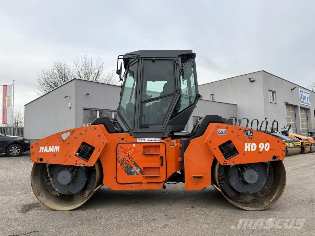 Hamm HD 90 مداحل ثنائية الاسطوانة